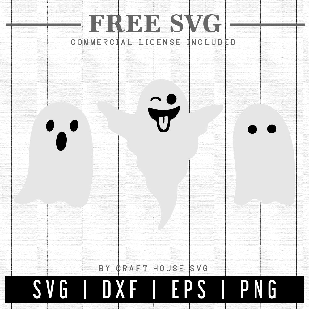 FREE Ghost SVG - Craft House SVG