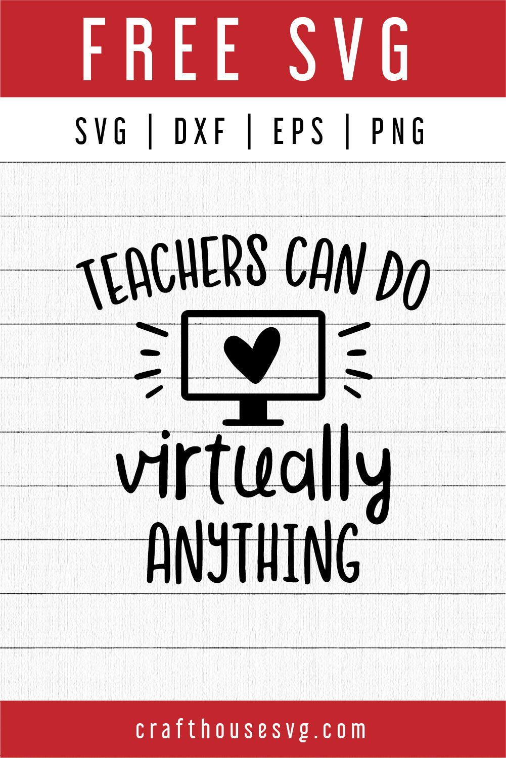 Download Free Teachers Can Do Virtually Anything Svg Craft House Svg