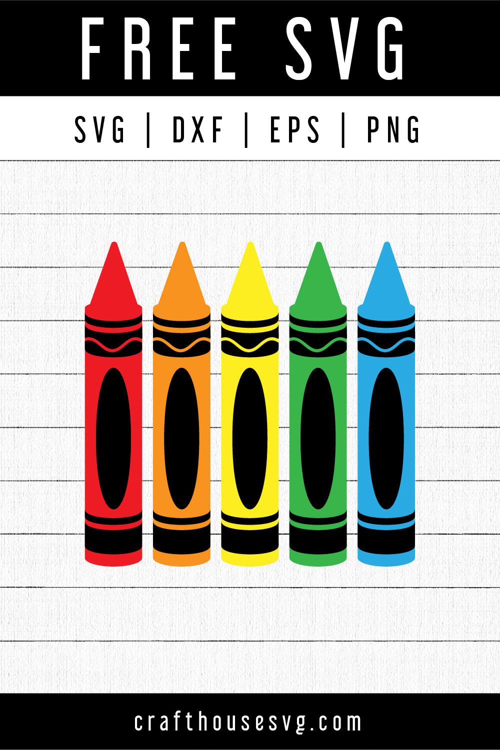 Download Free Crayons Svg Craft House Svg