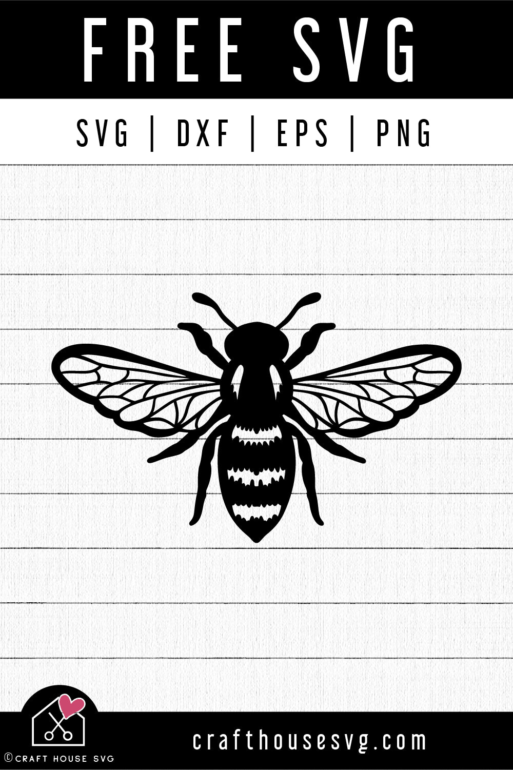 Download Free Bee Svg Cut File Craft House Svg