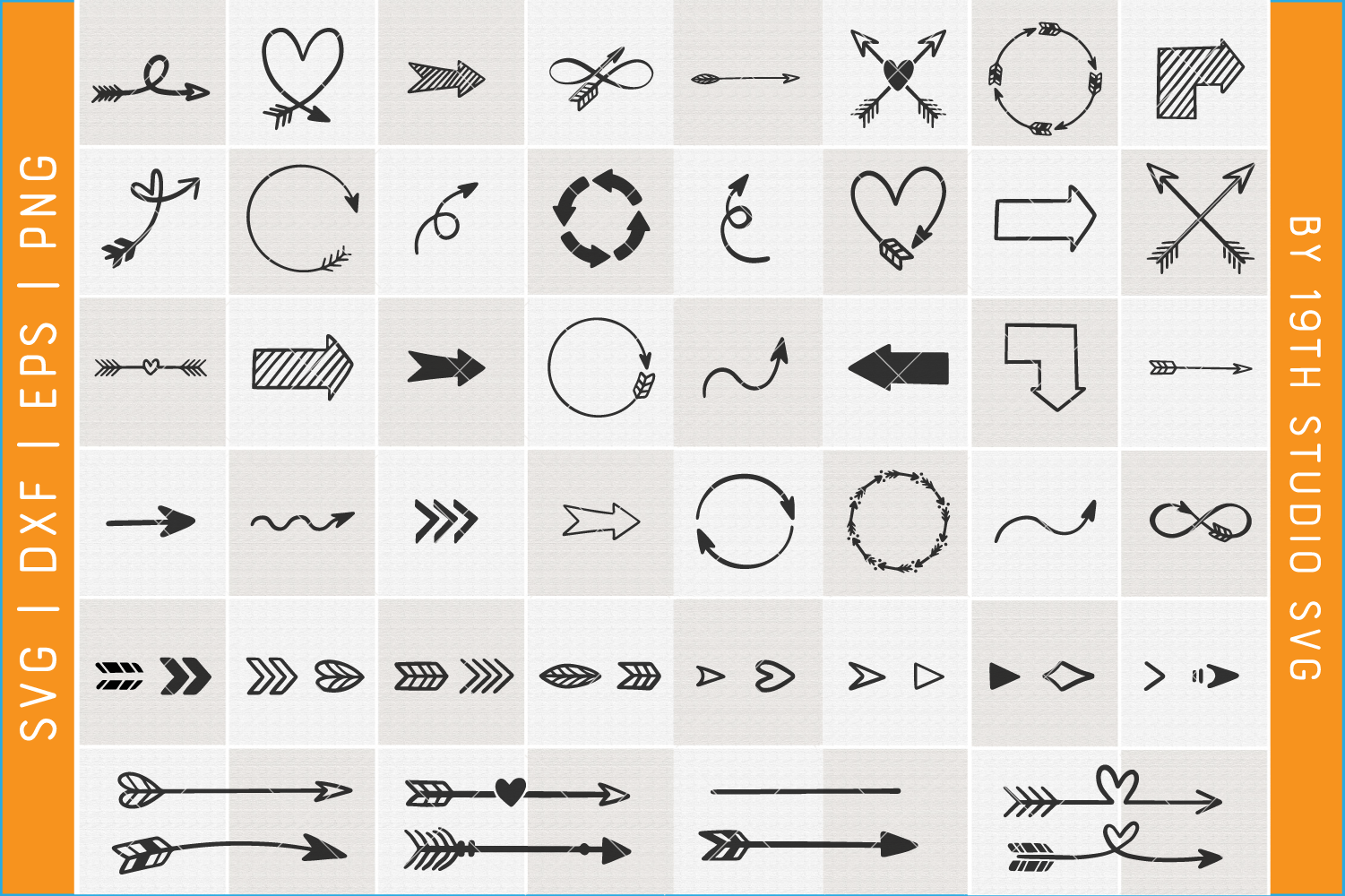 Download Arrows Illustration Bundle | VB34 - Craft House SVG