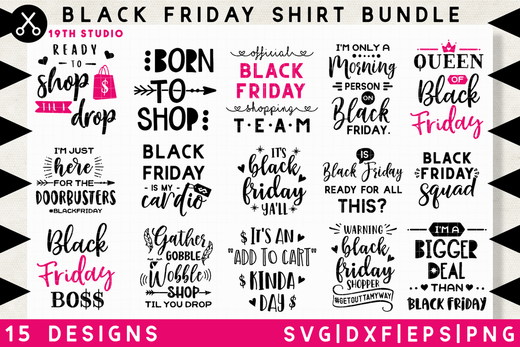 Black Friday Shirt Svg Bundle M35 Craft House Svg