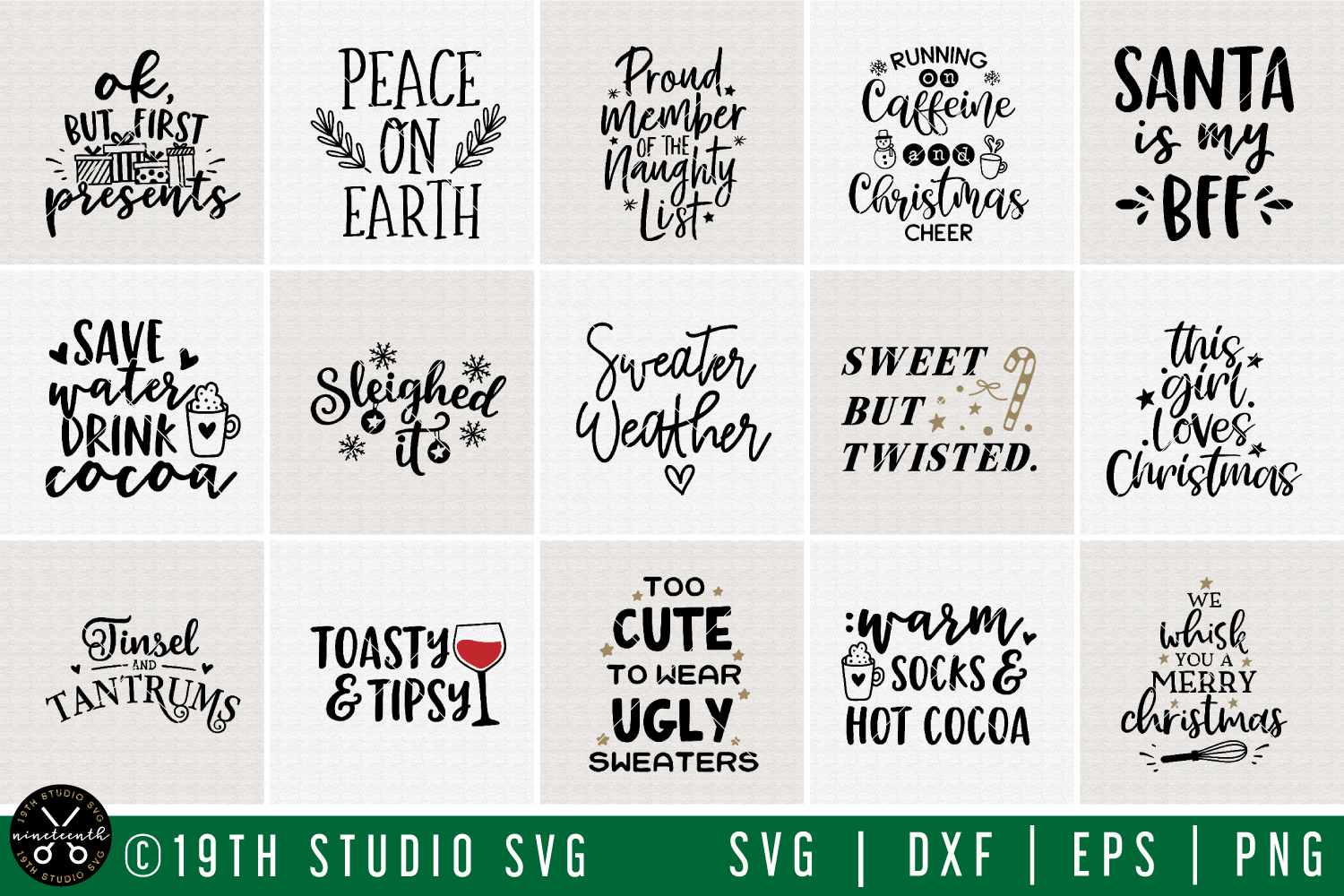 Download Christmas SVG Bundle | MB56 - Craft House SVG