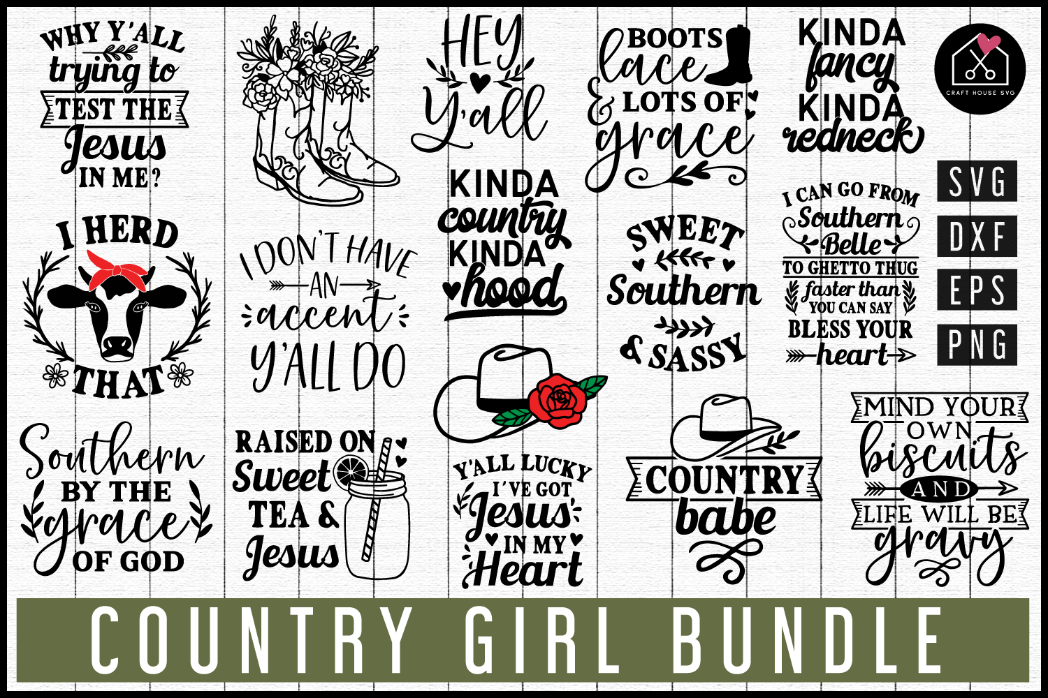 Download Country Girl Svg Bundle Mb71 Craft House Svg