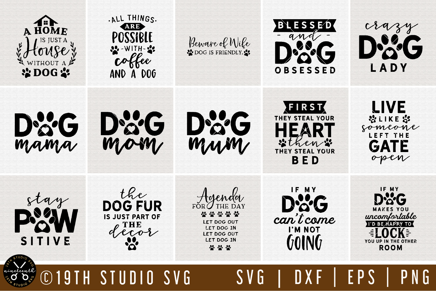 Download Dog SVG Bundle | MB62 - Craft House SVG