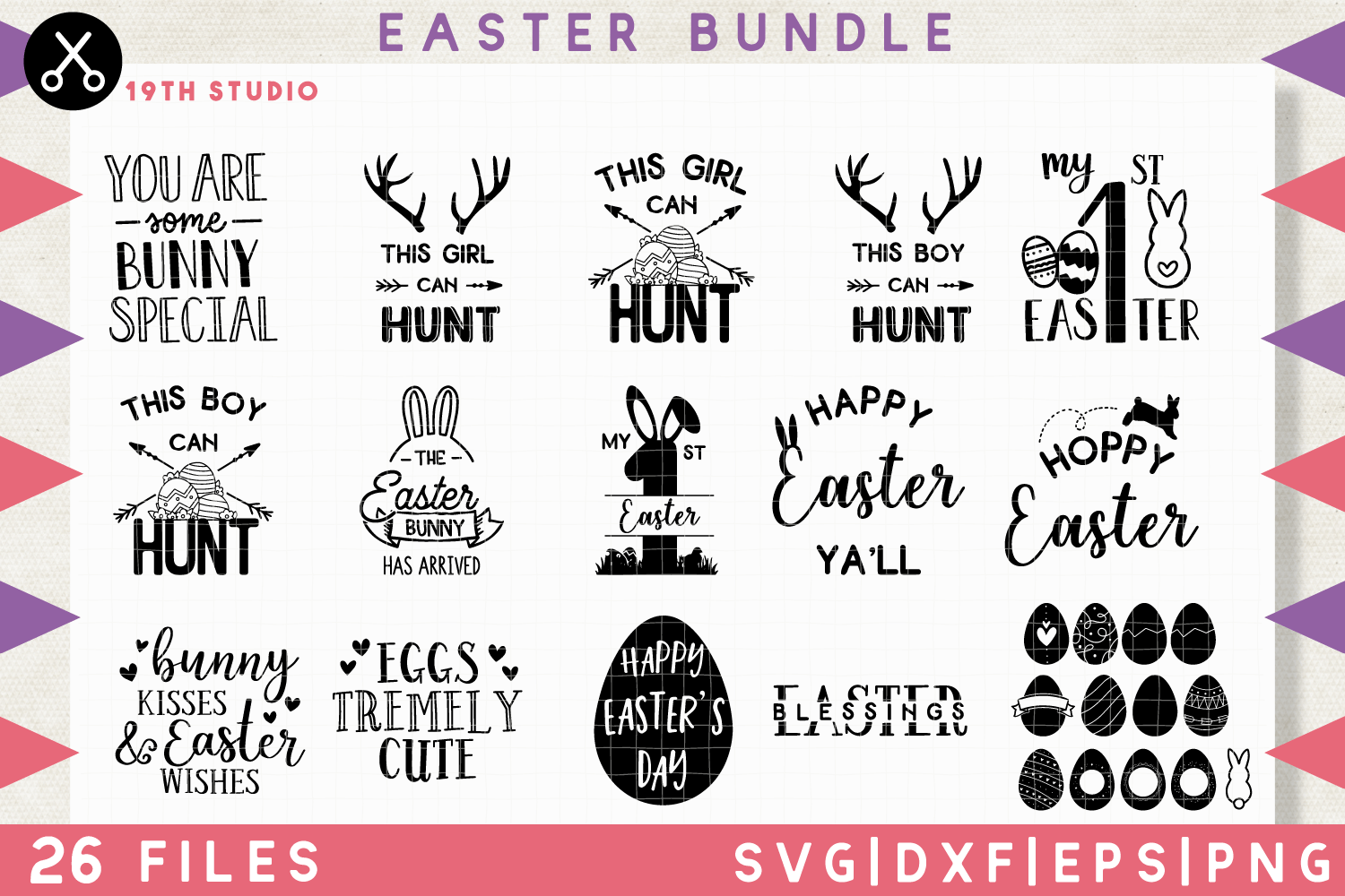 Download Easter Svg Bundle M9 Craft House Svg