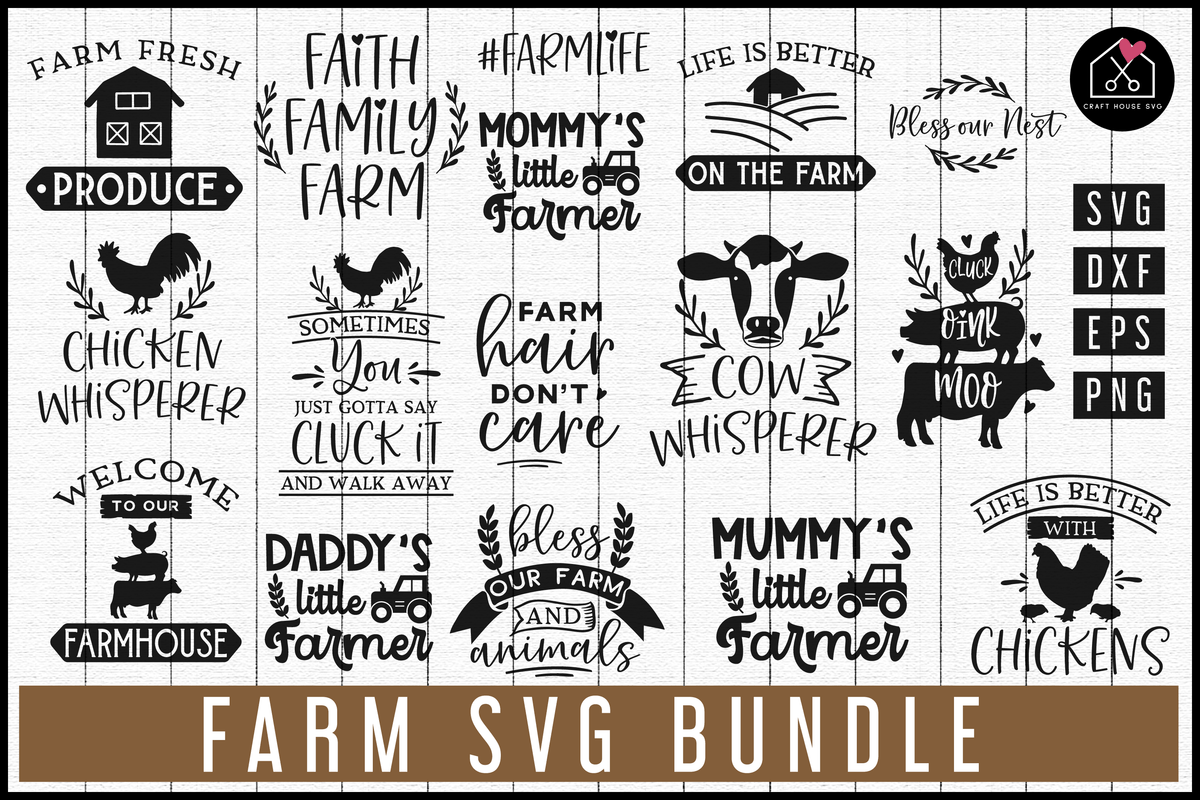 Farm SVG Bundle | MB68 - Craft House SVG