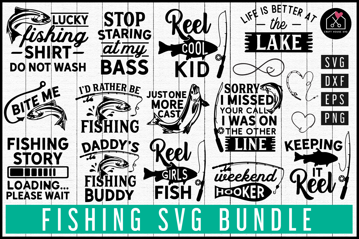 Download Fishing SVG Bundle | MB78 - Craft House SVG