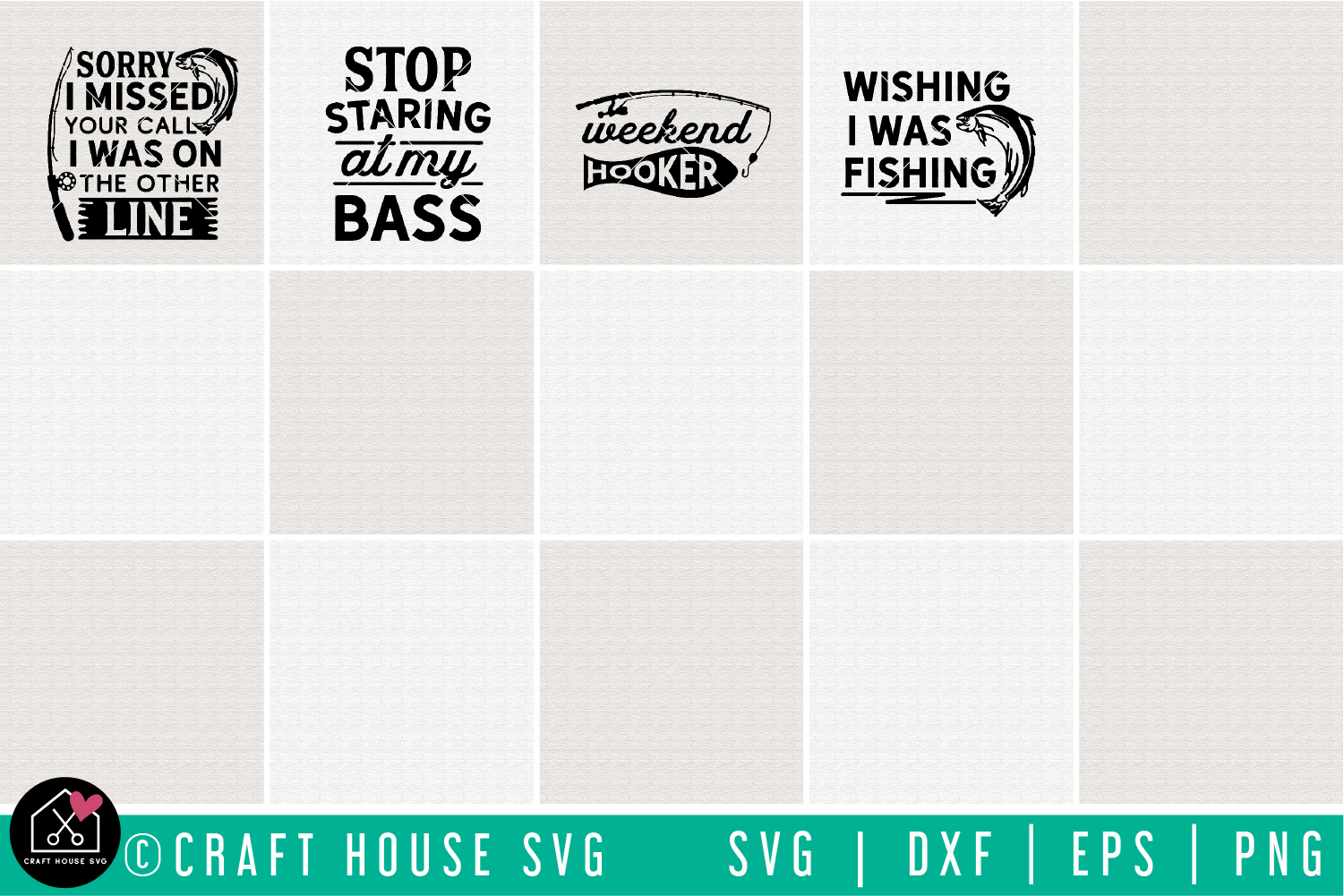 Fishing SVG Bundle | MB78 - Craft House SVG