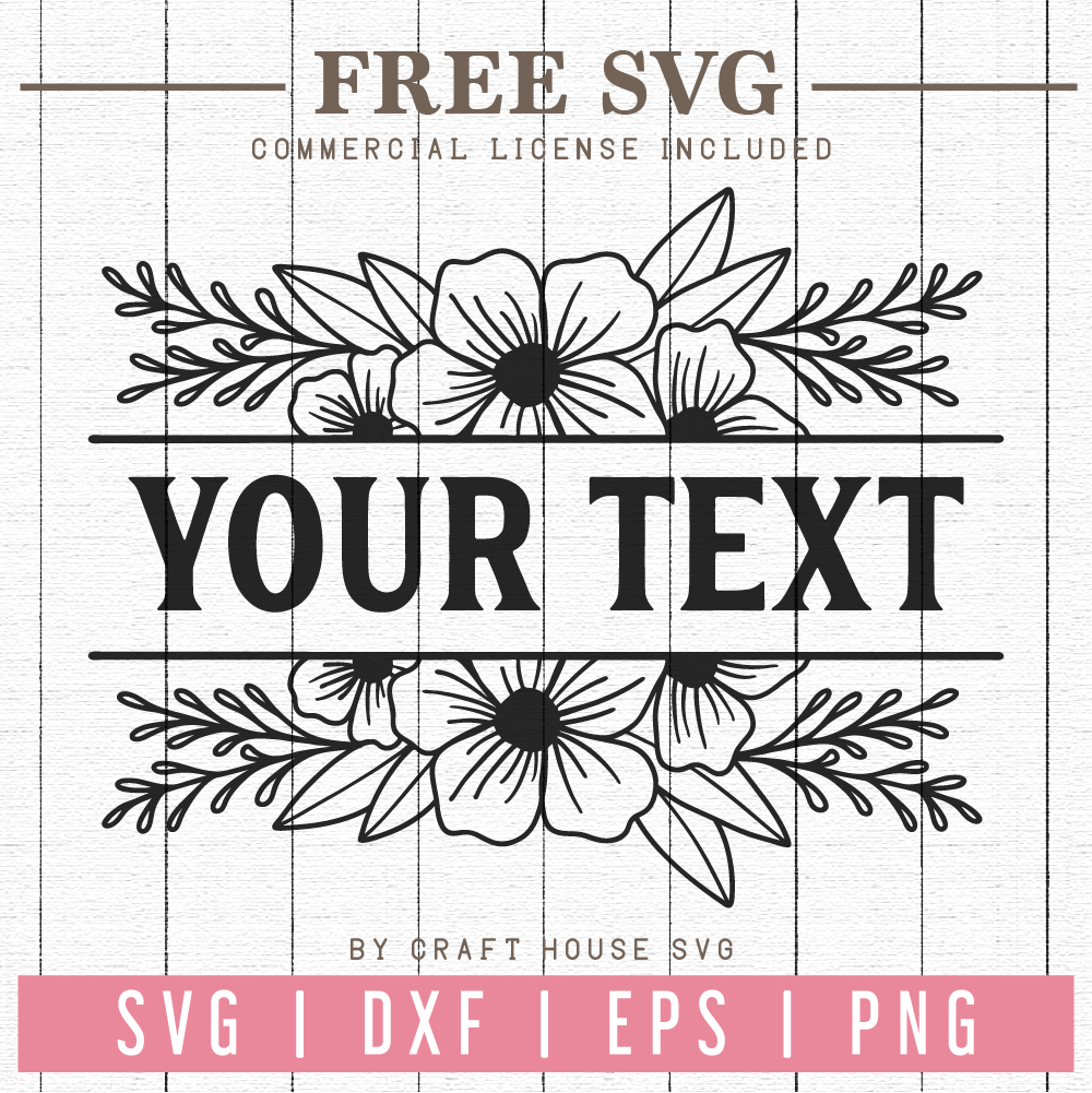 Free Free 329 Flower Split Monogram Svg SVG PNG EPS DXF File