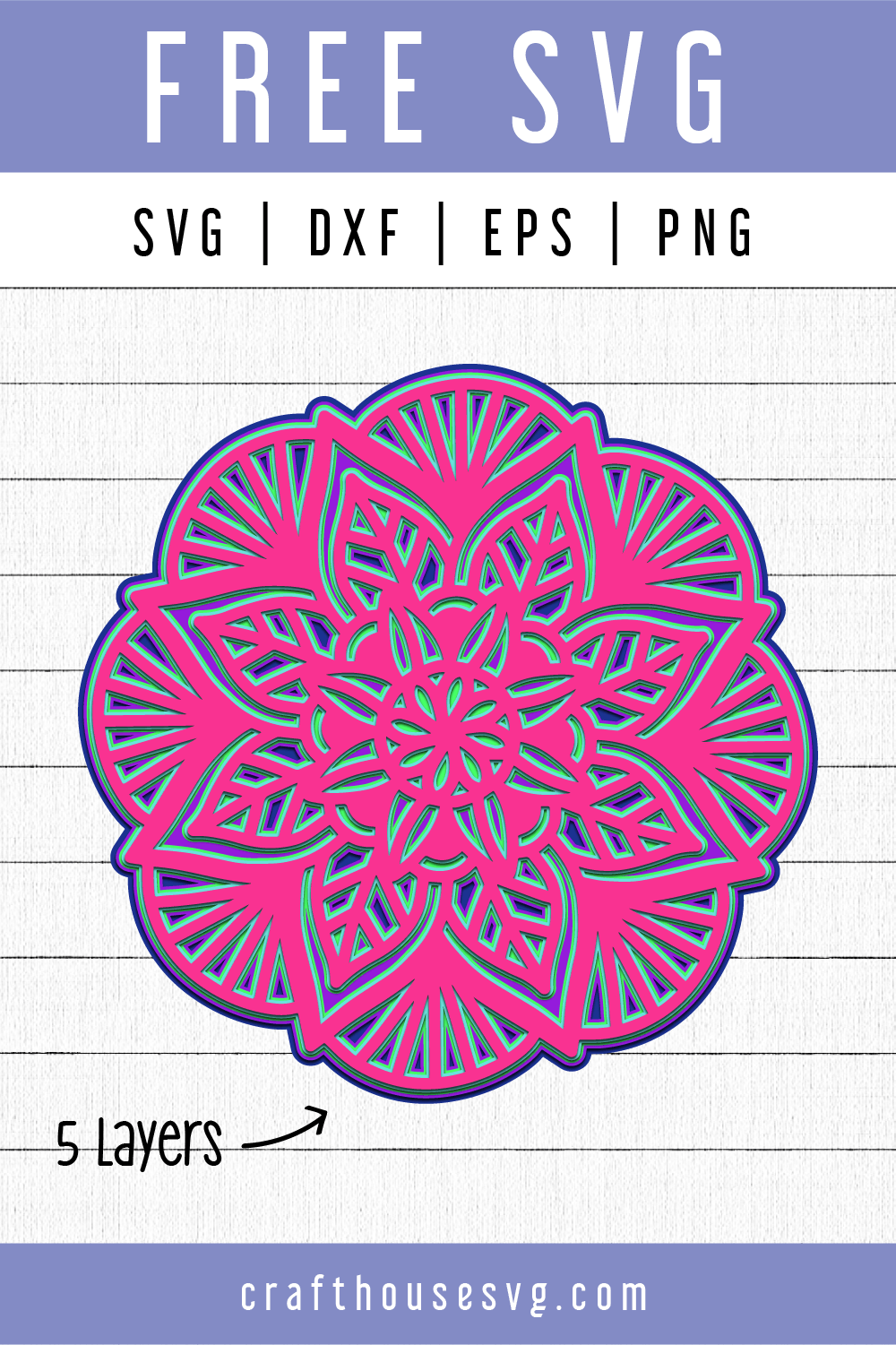 Download Layered Mandala Free Svg Images For Silhouette Layered Svg Cut File