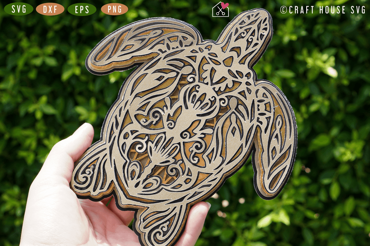 Download Layered Mandala Horse Svg Free Design - Layered SVG Cut File