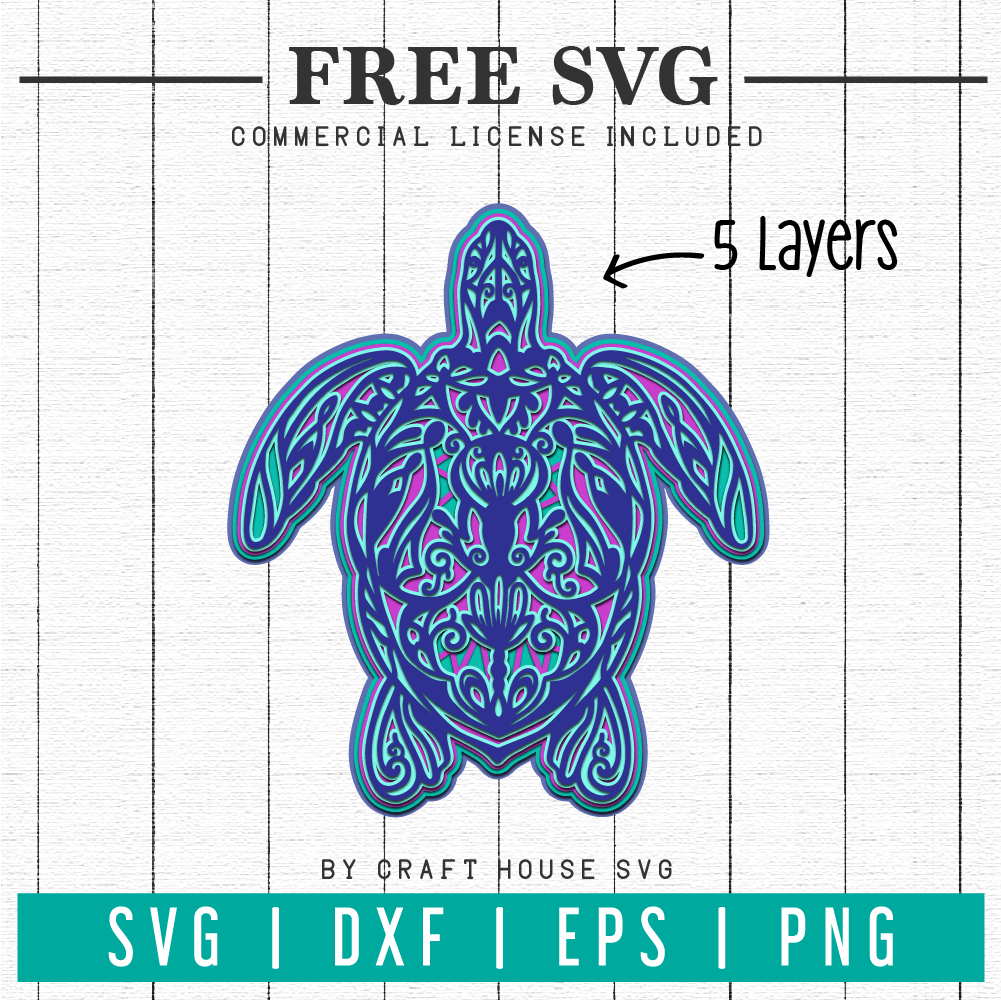 Free Free 100 Layered Turtle Mandala Svg Free SVG PNG EPS DXF File