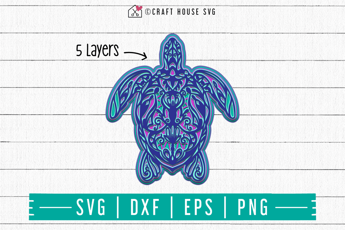 Dragon 3D Mandala Svg Free - Layered SVG Cut File