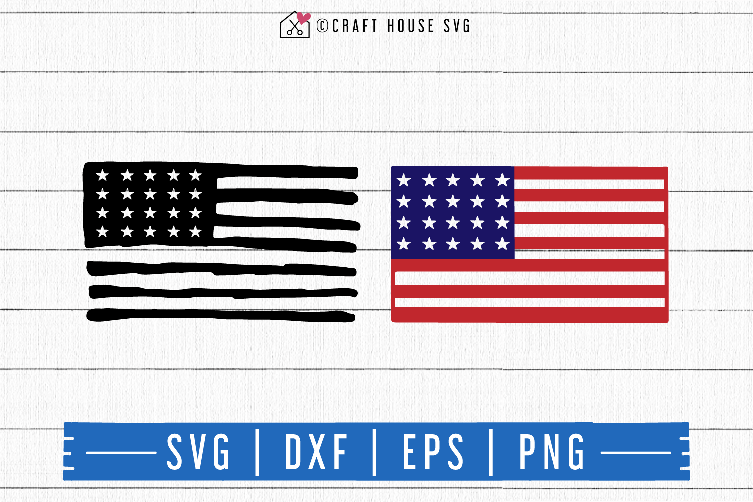 Download Free American Flag Svg Craft House Svg PSD Mockup Templates
