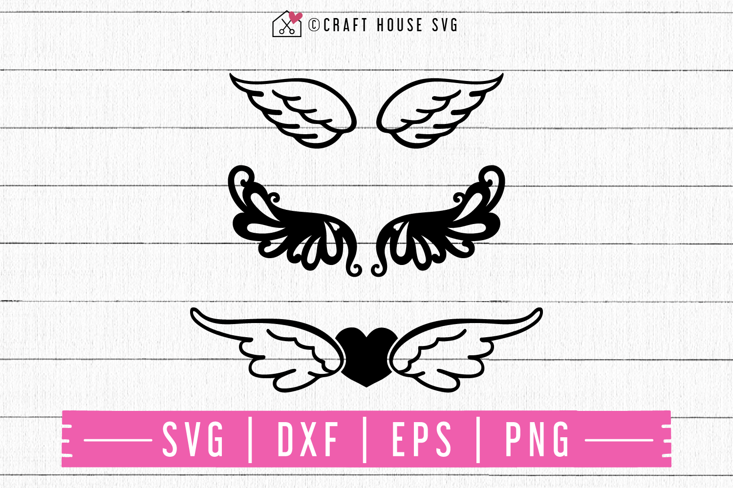 Download FREE Angel wings SVG | FB92 - Craft House SVG