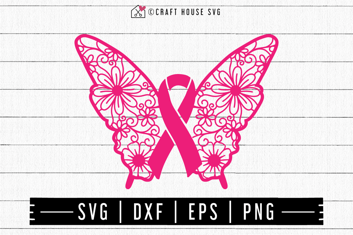 Free Free 60 Butterfly Awareness Ribbon Svg SVG PNG EPS DXF File