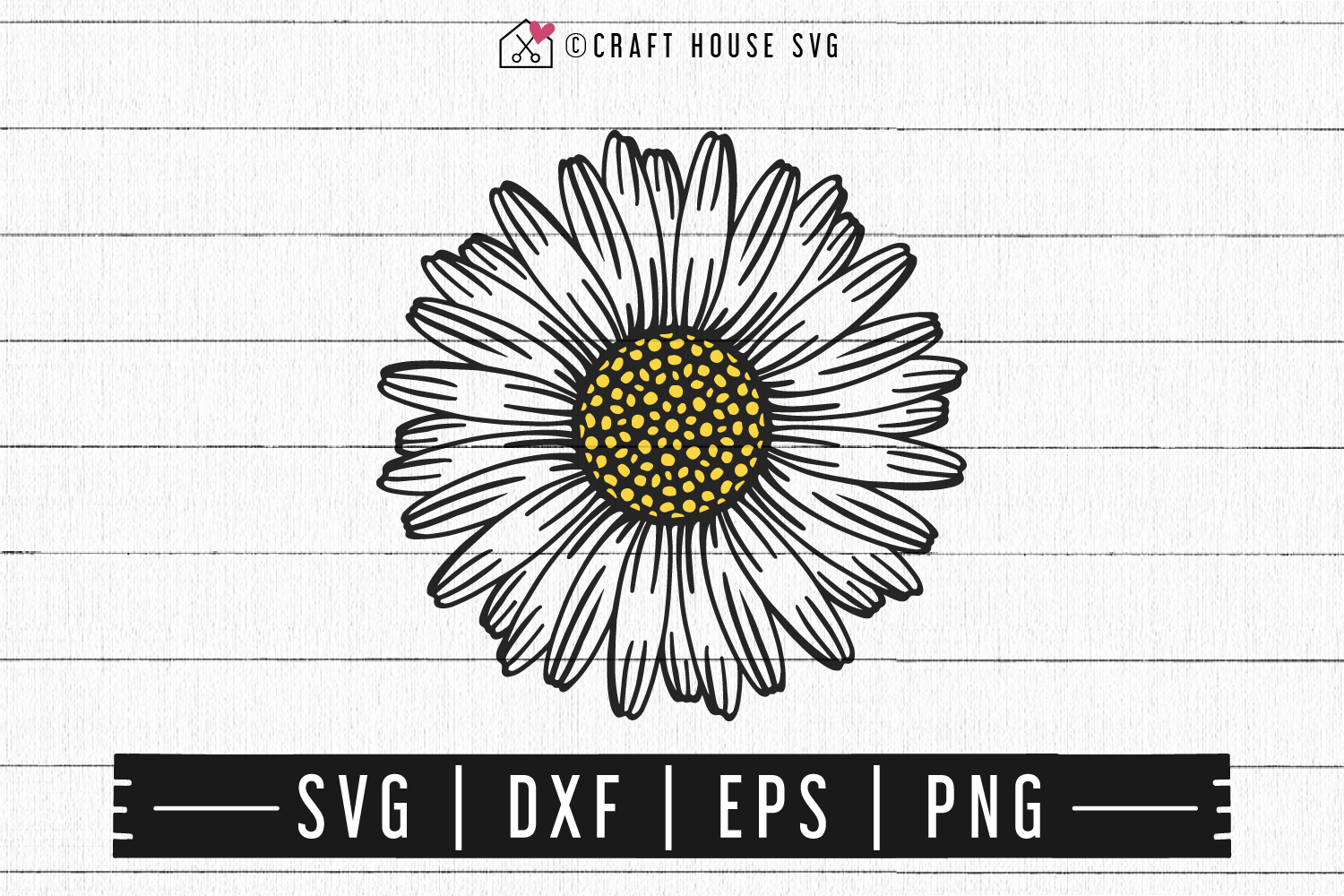 FREE Daisy SVG | FB104 - Craft House SVG