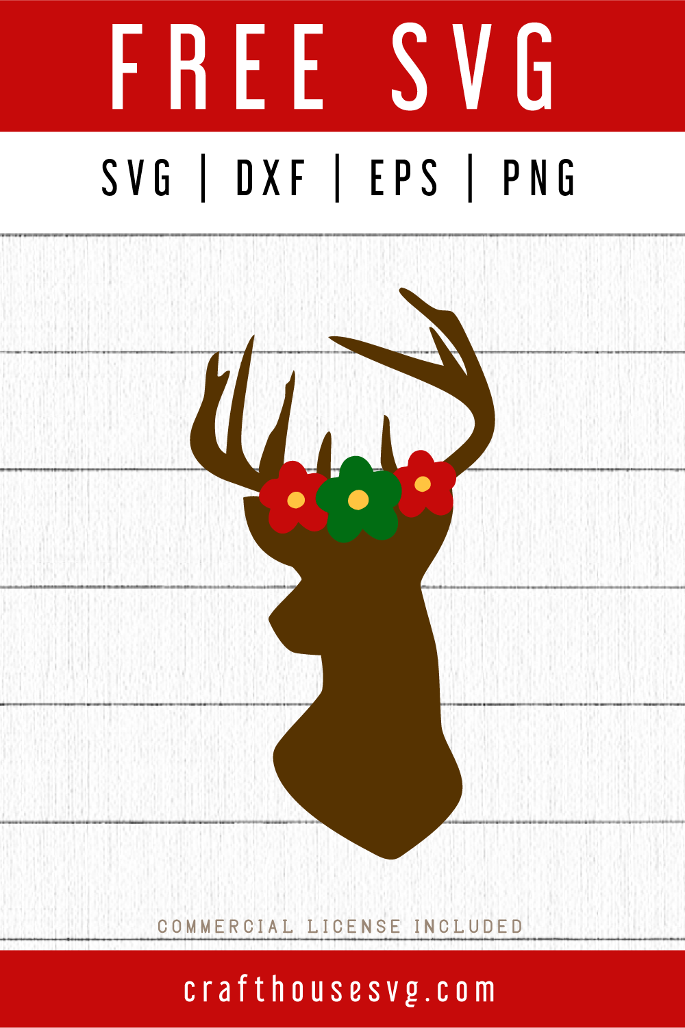 Download Free Deer Svg Fb58 Craft House Svg SVG, PNG, EPS, DXF File