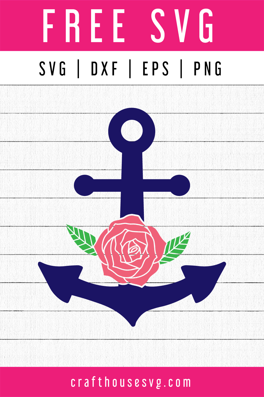 Download Free Floral Anchor Svg Craft House Svg