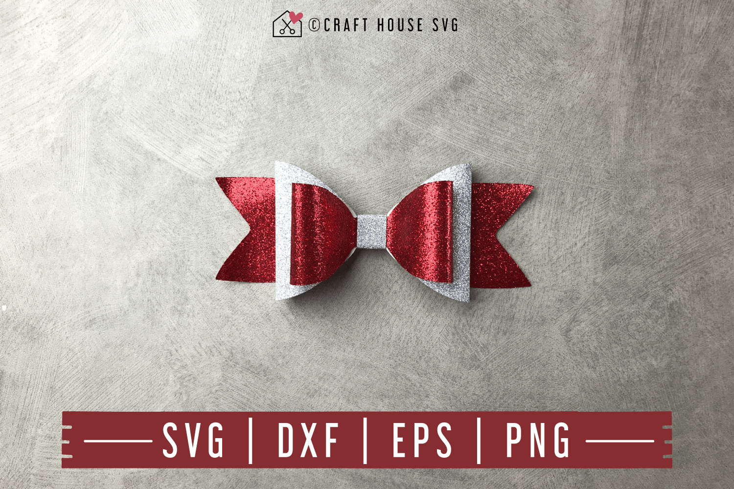 FREE Hair bow SVG - Craft House SVG