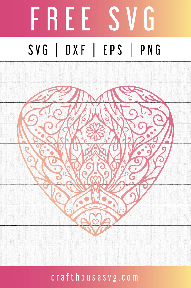 Free Free Heart Mandala Svg 690 SVG PNG EPS DXF File