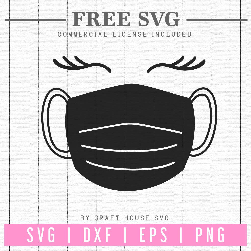 Download FREE Mask and lashes SVG | FB99 - Craft House SVG