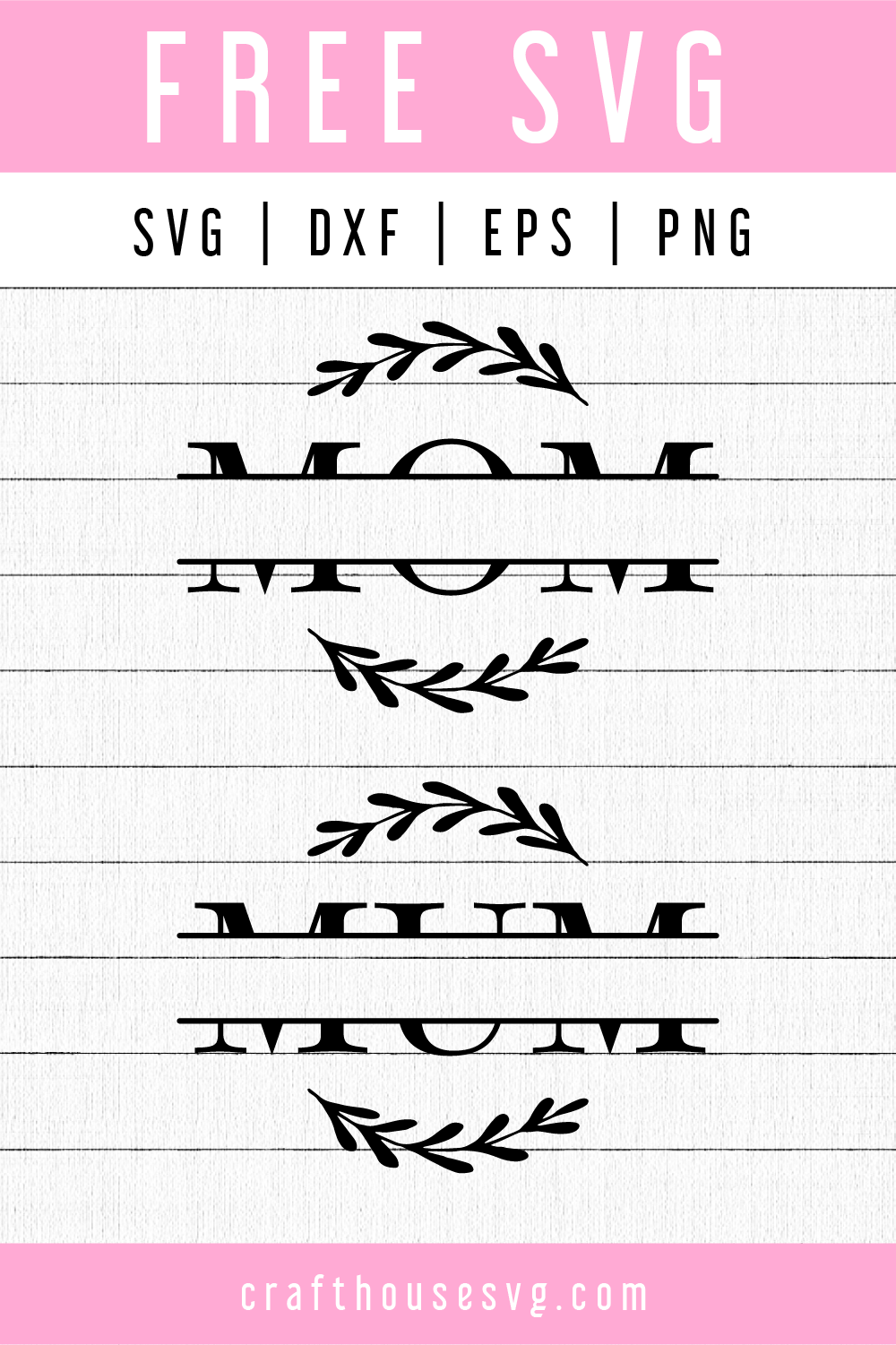 Download Free Mom Split Monogram Svg Fb98 Craft House Svg SVG, PNG, EPS, DXF File