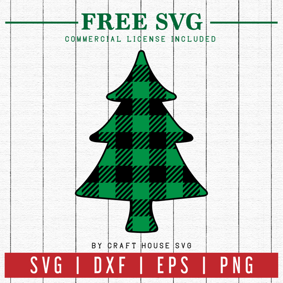 Download FREE | Plaid Christmas Tree SVG | FB9 - Craft House SVG