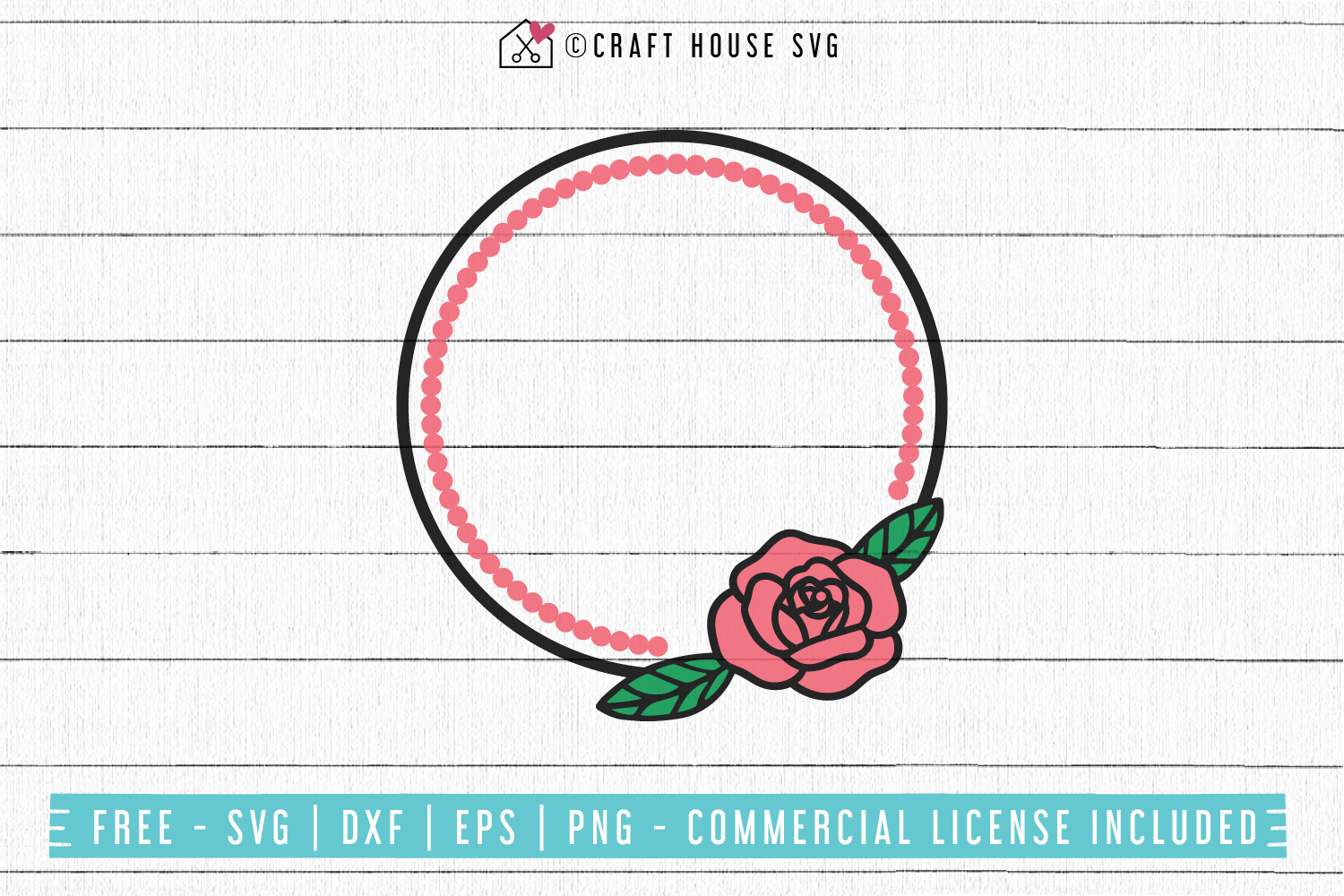 Download Free Rose Monogram Svg Fb80 Craft House Svg