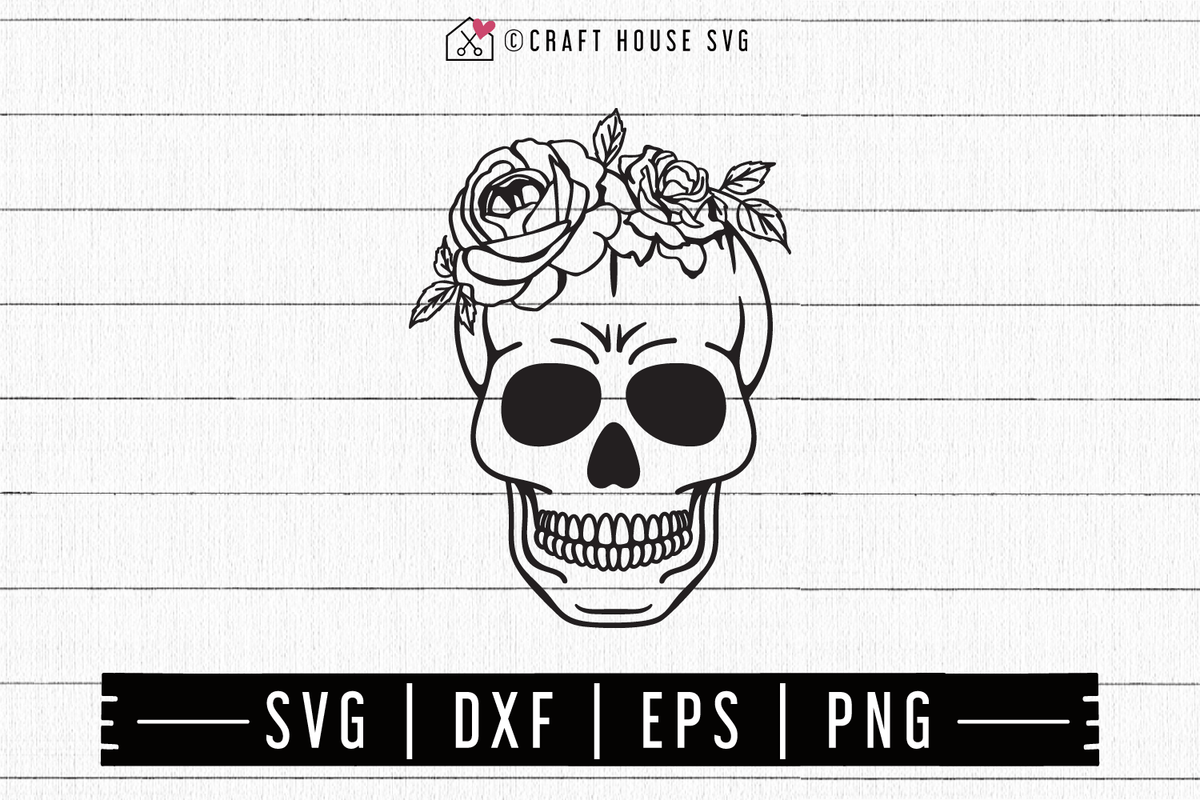 Download FREE Skull and roses SVG - Craft House SVG