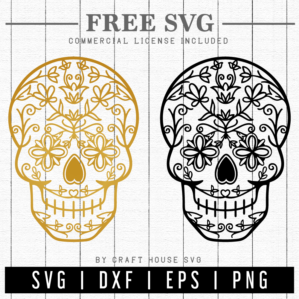 Download FREE FREE Skull Mandala SVG - Craft House SVG