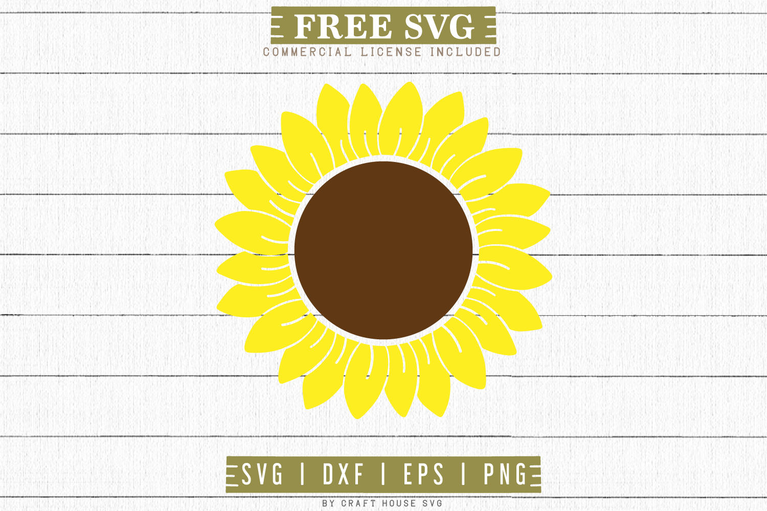 Download Free Sunflower Svg Fb59 Craft House Svg SVG, PNG, EPS, DXF File