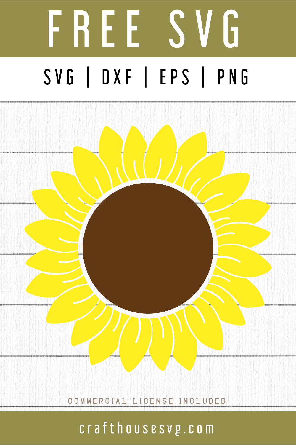 Download Free Sunflower Svg Fb59 Craft House Svg SVG, PNG, EPS, DXF File