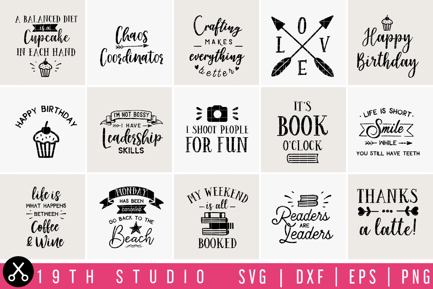 Download Fun Quotes Svg Bundle M10 Craft House Svg