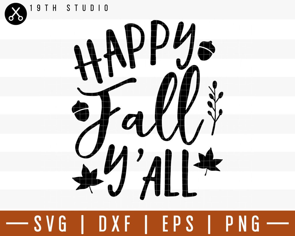 Free Svg Happy Fall Yall