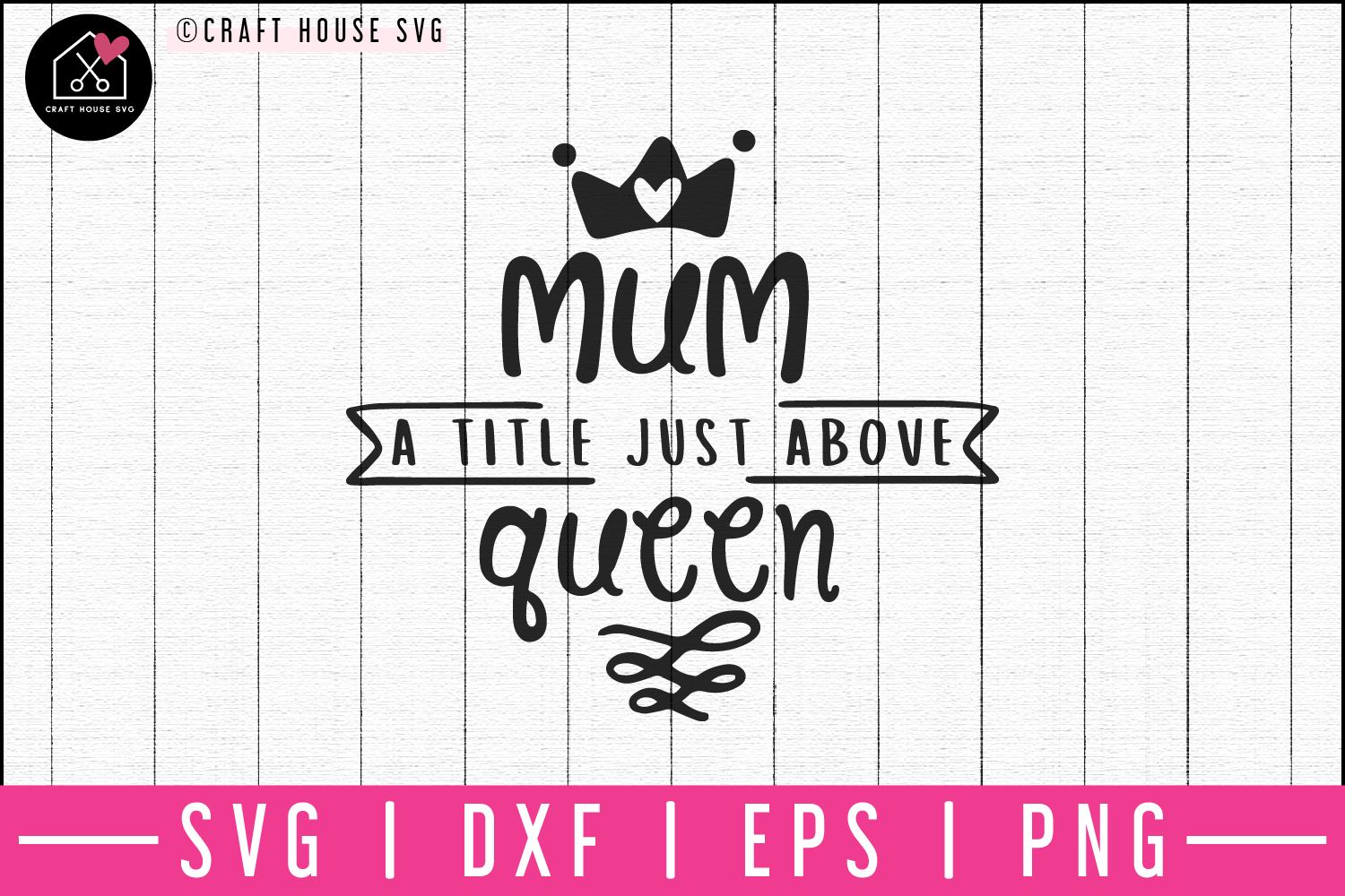 Download Mom A Title Just Above Queen Svg M52f Craft House Svg