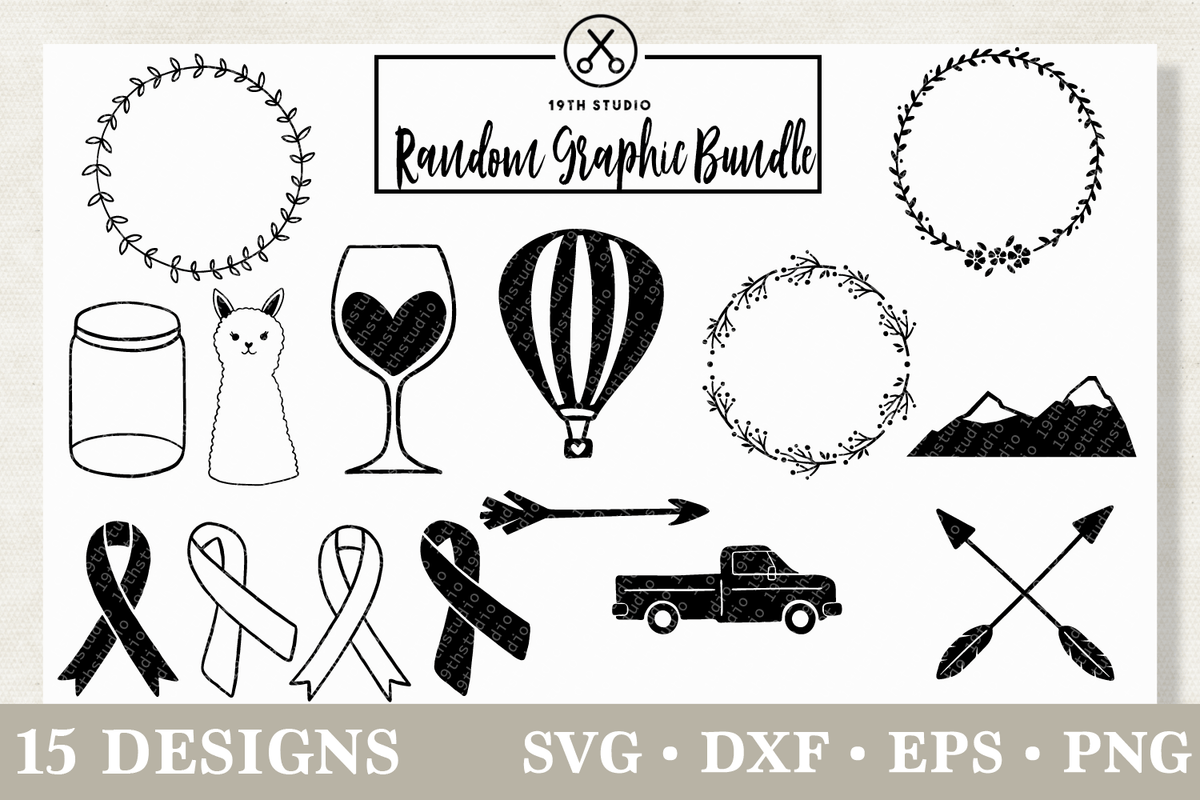 Download Random Graphic SVG bundle - M12 - Craft House SVG