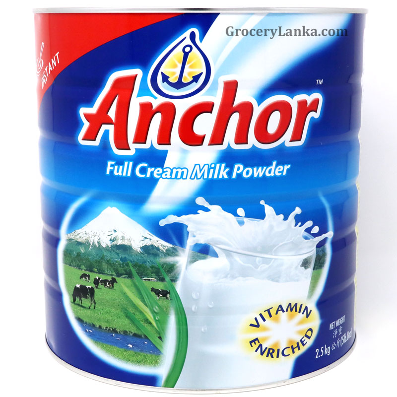 Anchor Full Cream Milk Powder 2.5kg | Grocerylanka
