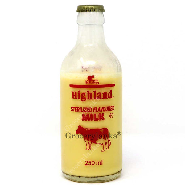 Highland Vanilla Milk 250ml - Sri Lankan Sterilized Vanilla Flavored Milk.