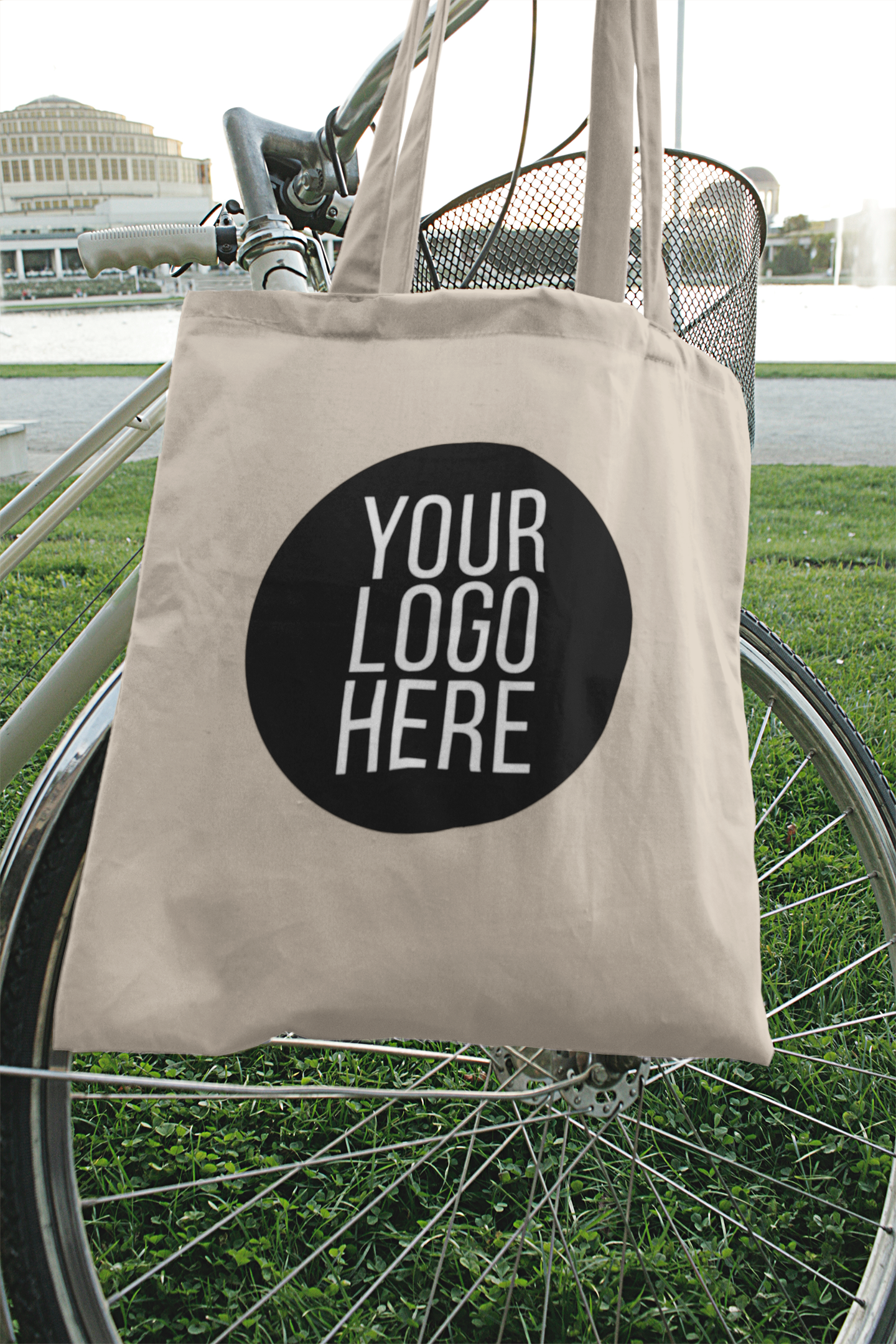 100% Cotton Canvas Tote Bag, Environment Safe