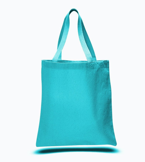 Small Messenger Canvas Tote Bag with Long Straps