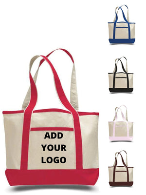 22 Extra Large Shopping Tote Grocery Bag with Outer Pocket in Black
