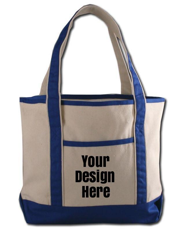 CUSTOM SMALL HEAVY CANVAS TOTE BAG NO MINIMUM | BAGANDTOTE.COM