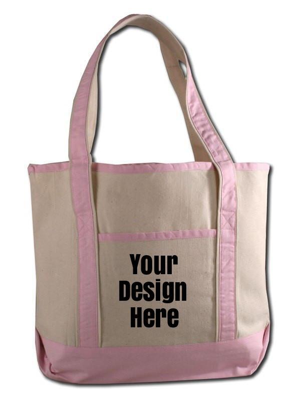 CUSTOM SMALL HEAVY CANVAS TOTE BAG NO MINIMUM | BAGANDTOTE.COM