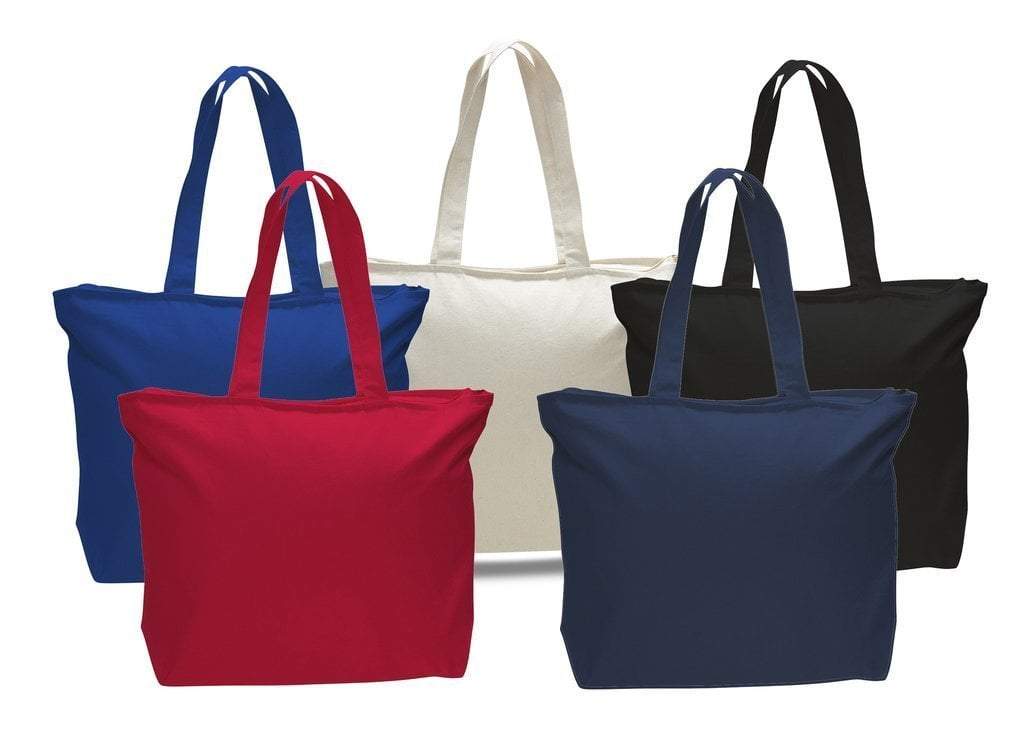 Canvas Zip Tote