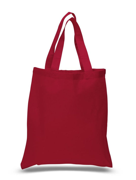 Cross Body Canvas Totes Small Messenger Tote Bags Long Shoulder Straps (Set  of 1, Red)