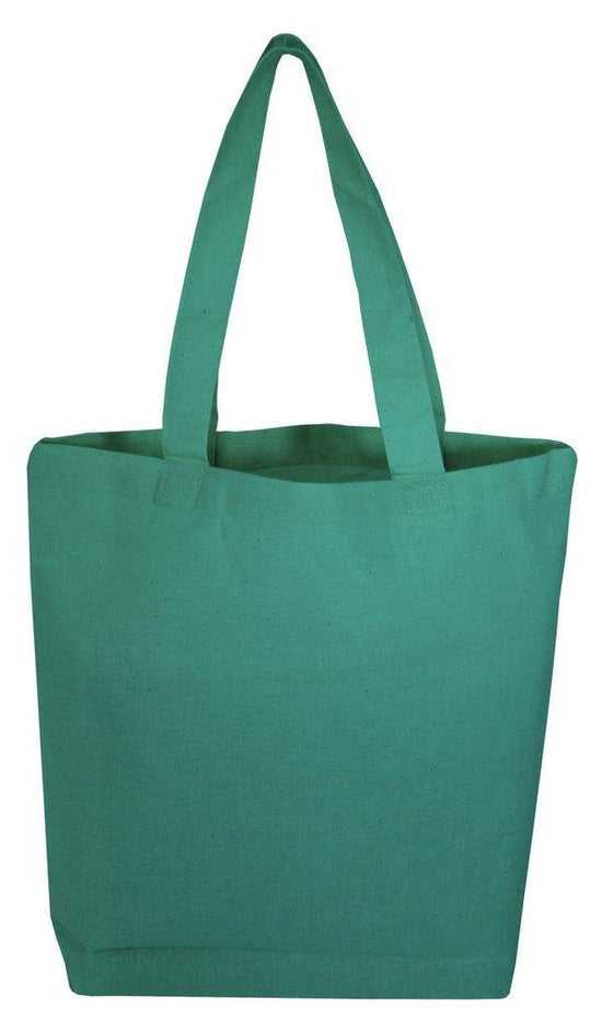 Economical Red Cotton Tote Bag.