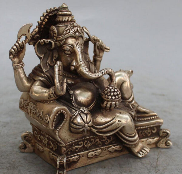 Ganesha Statue / Lucky Ganesha with 4 Arms 6