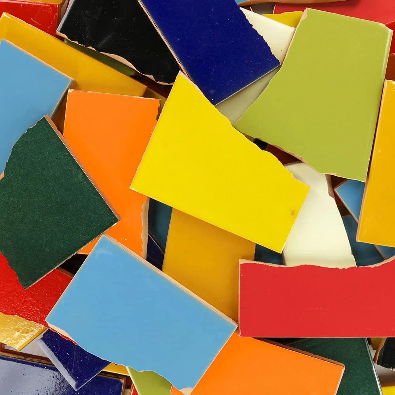 Broken Ceramic Tile Mixed
